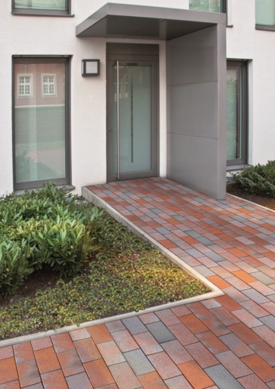 Тротуарная плитка / брусчатка Клинкерная ABC Opalblau-geflammt (Опалблау-гефламмт), 200*100*52 мм