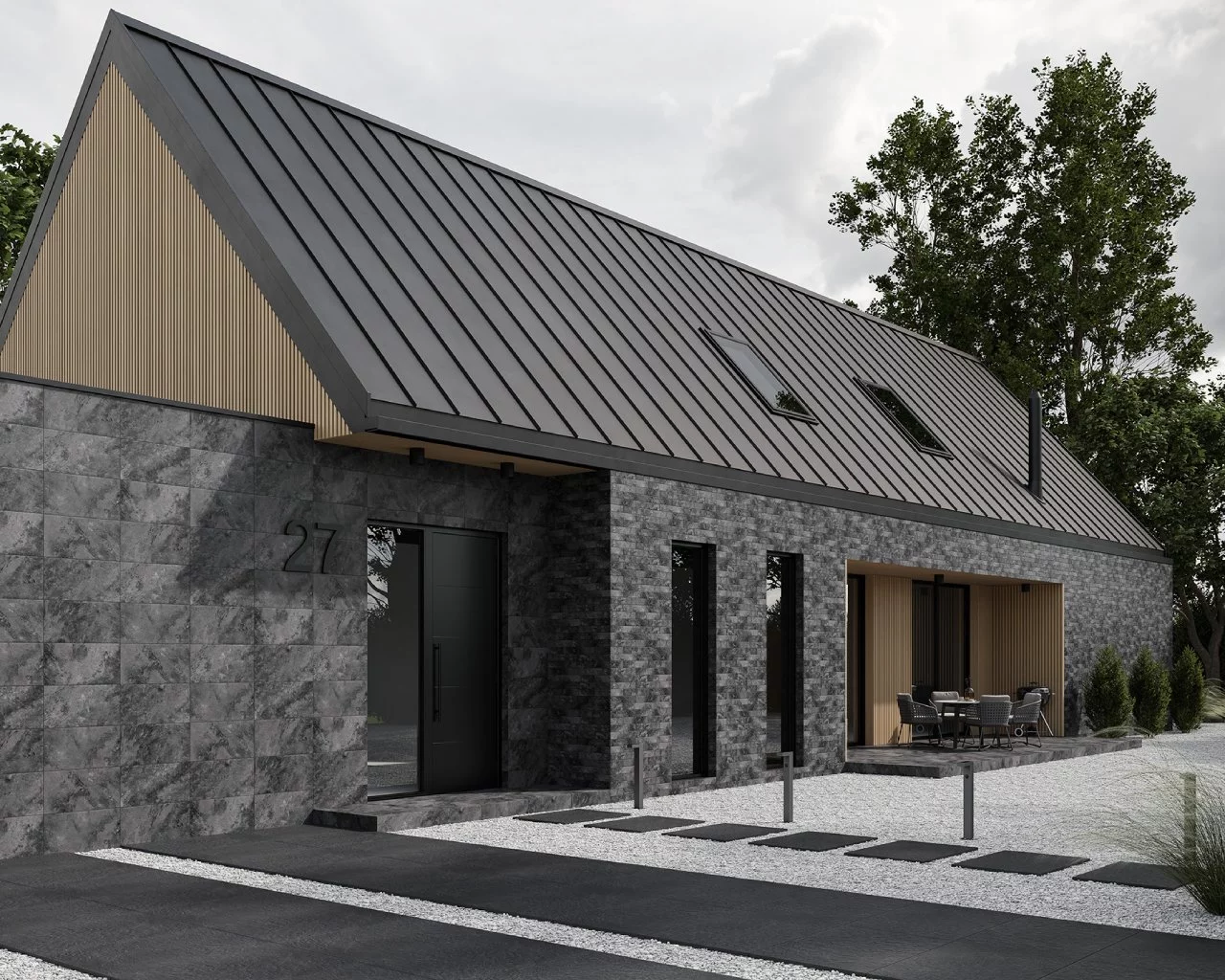 Ardis Dark 400*66*11 мм клинкерная плитка ригельная - длинный формат