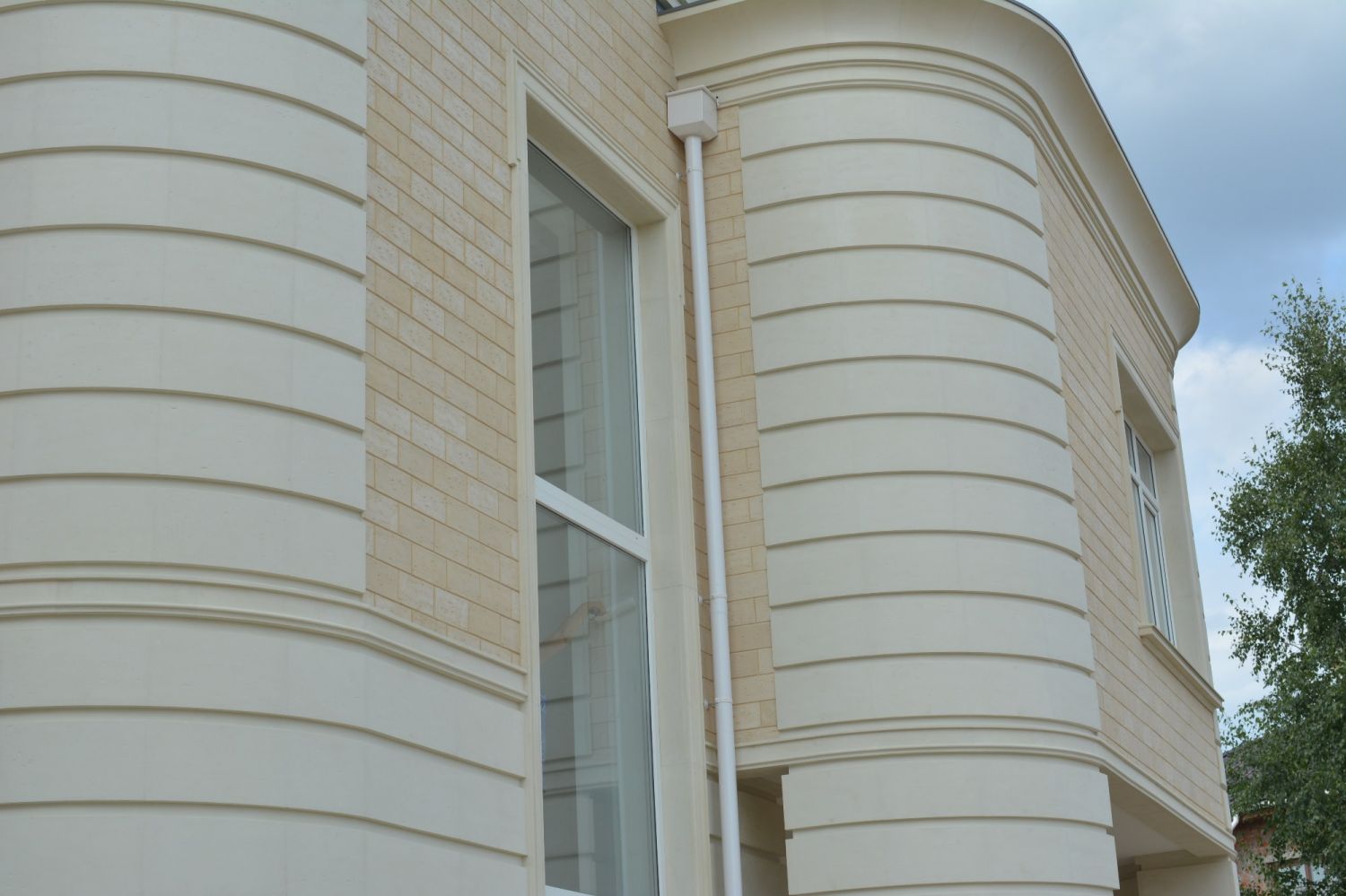 Фасадная облицовочная декоративная плитка травертин-вилла 13