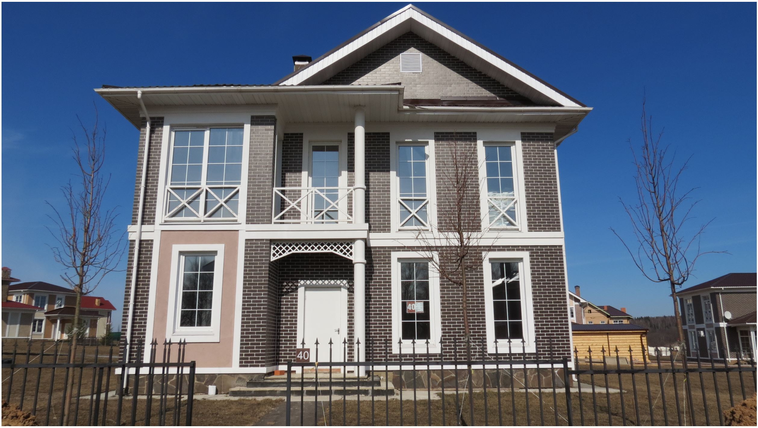 Фасадная Термопанель из пенополистирола ППС 60 мм с клинкерной плиткой Braun Schieferstruktur 240*52*7 мм