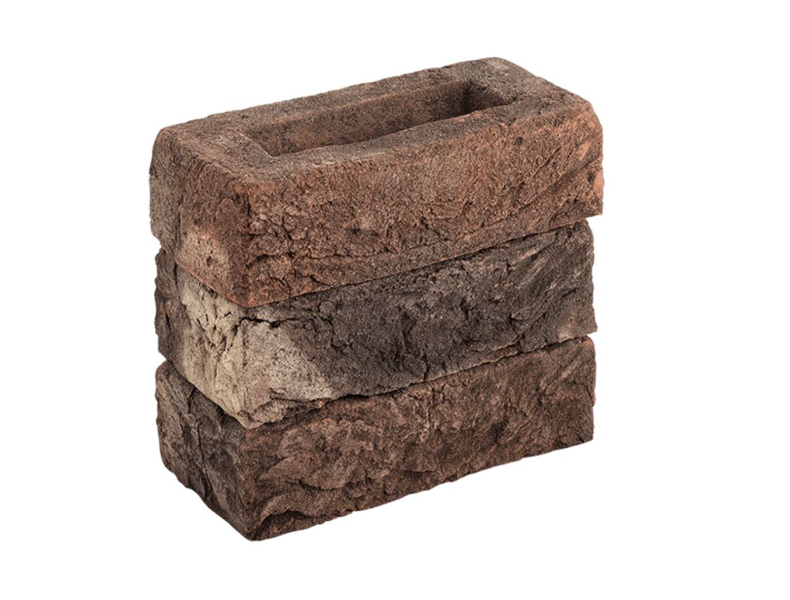 Донские Зори Данилово Узорный w008 215*102*65 мм, Кирпич ручной формовки полнотелый, облицовочный