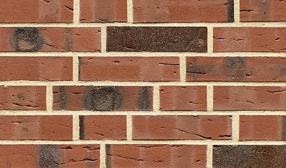 Кирпич облицовочный Клинкерный ABC 858 Grafschafter rot Kohlebrand Wasserstrich 55NF 240*71*55 мм