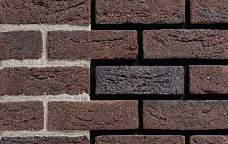 Ametist DF 215х24х65 мм, Фасадная и Интерьерная Плитка ручной формовки под кирпич Engels baksteen