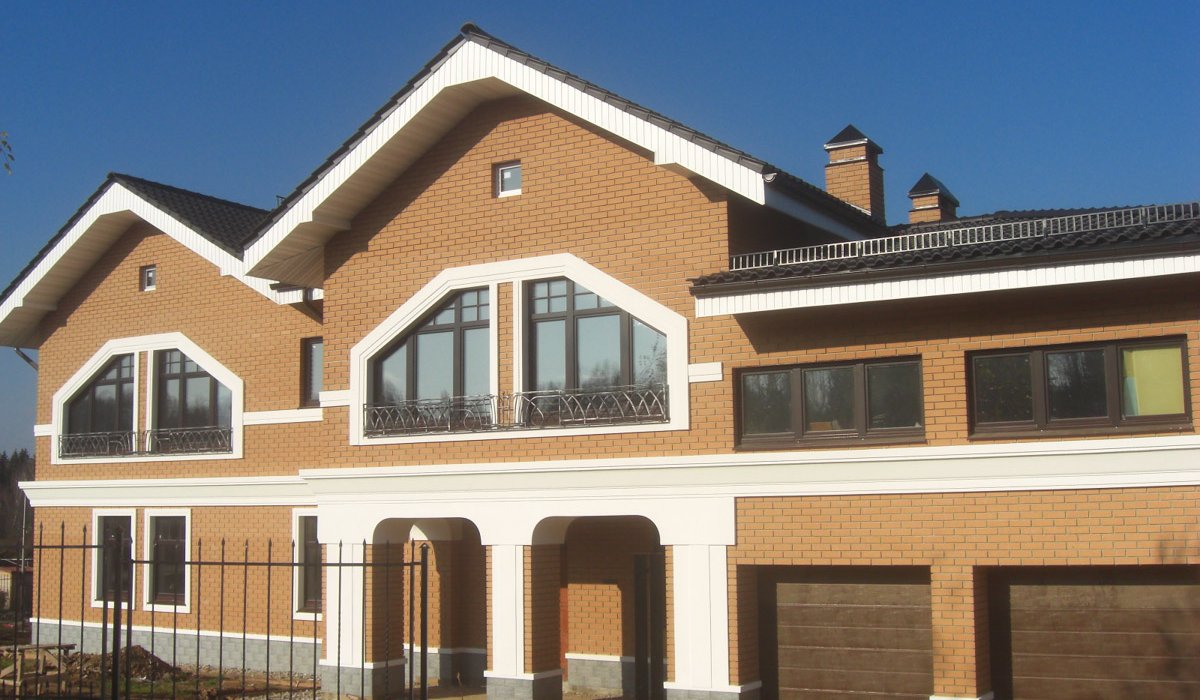 Фасадная Термопанель из пенополистирола ППС 60 мм с клинкерной плиткой Sandgelb Rustik 240*71*10 мм