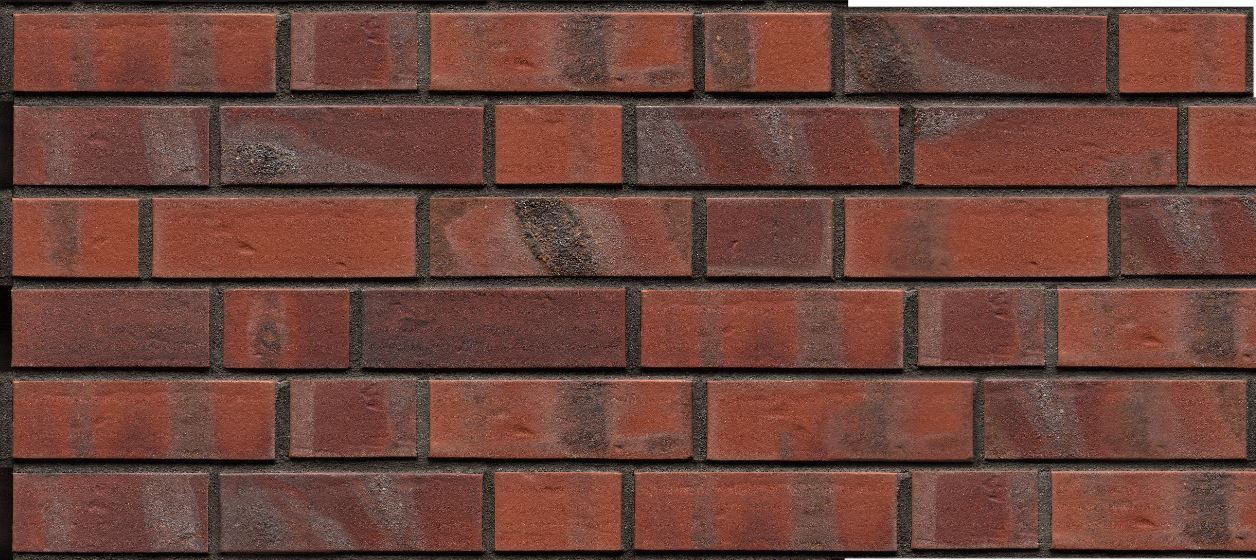 Кирпич облицовочный Клинкерный ABC 8105 Emden rot-bunt Kohlebrand genarbt-besandet NF 240*115*71 мм