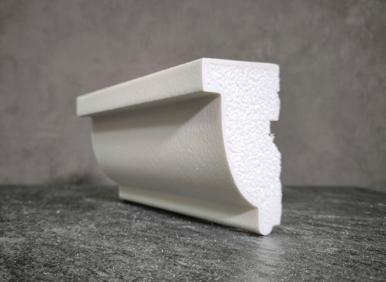 ПОДОКОННИК для Фасада и Интерьера - лепнина, декор из пенополистирола ПВ-115/1 115*70*2000 мм