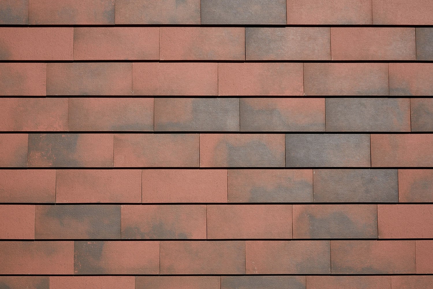 Tempio Rustikotta RED FLAMED 200x400x14мм Дранка керамическая плитка для навесного вент Фасада и Кровли