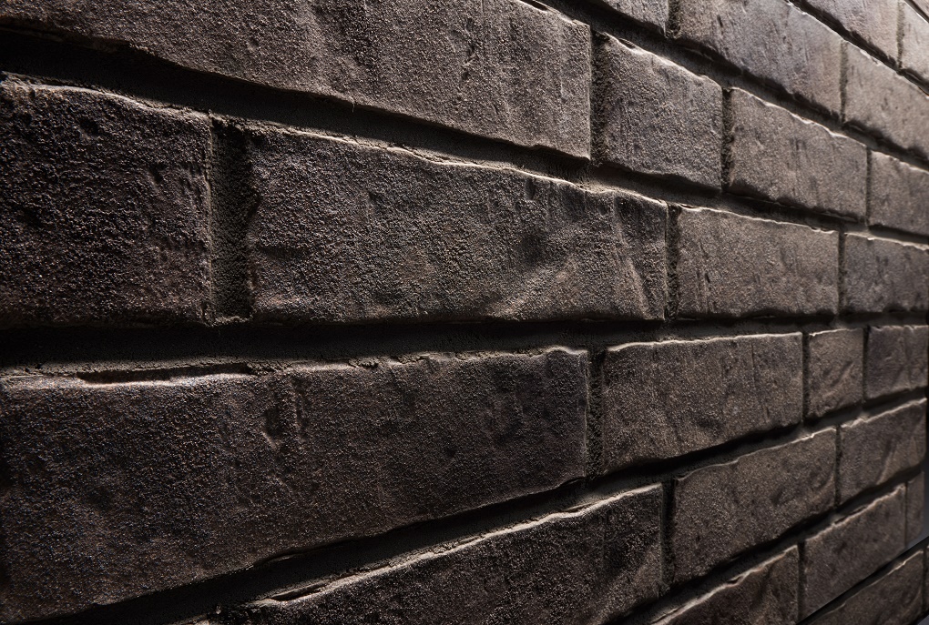 Клинкерная фасадная плитка облицовочная под кирпич Stroeher (Штроер) Zeitlos 368 sepiaquarz рельефная NF14, 240*71*14 мм