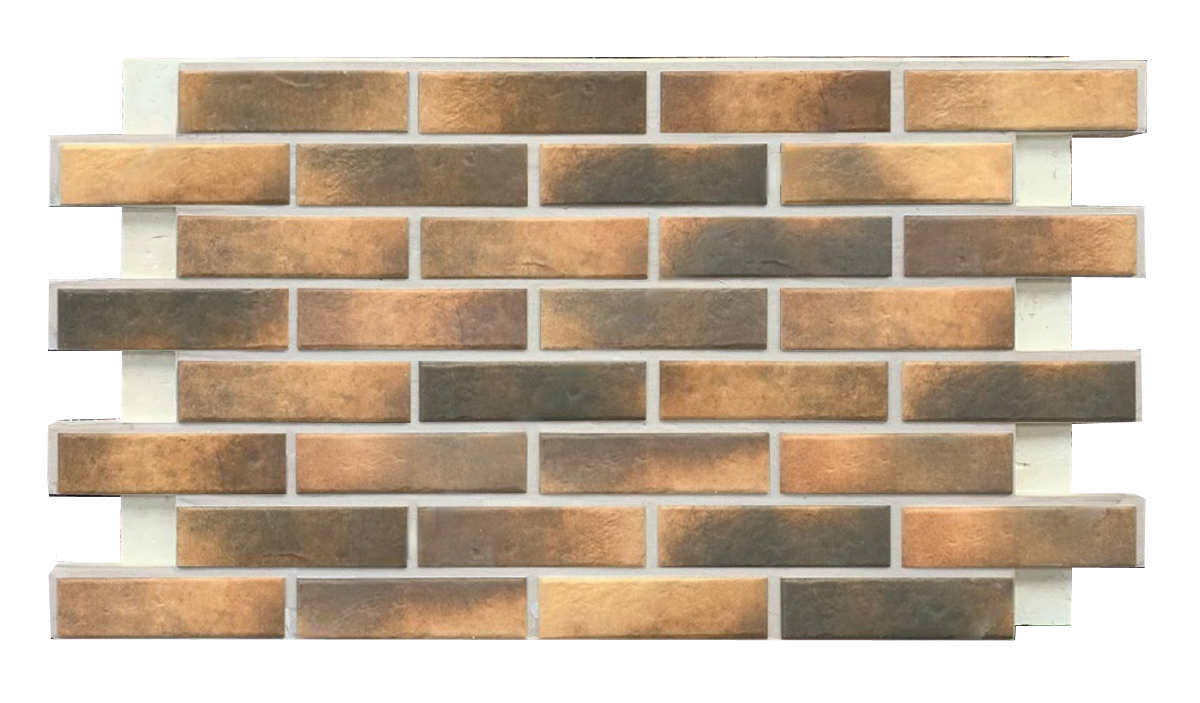 Retro Brick Curry фасадная термопанель из пенополиуретана ППУ 65 мм