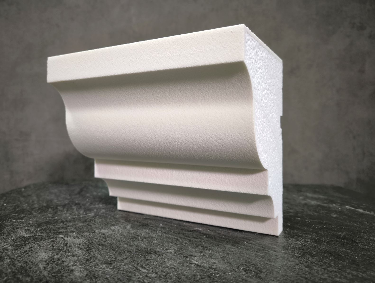 КАРНИЗ для Фасада и Интерьера - лепнина, декор из пенополистирола КВ-170/3 (КС-102) 170*125*2000 мм