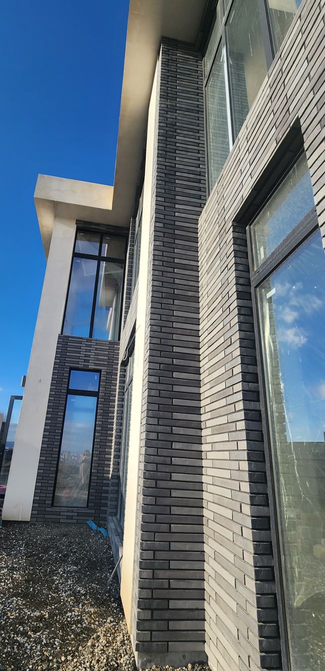 Фасадная ригельная плитка под клинкер Life Brick Лонг 201, 430*52*15 мм