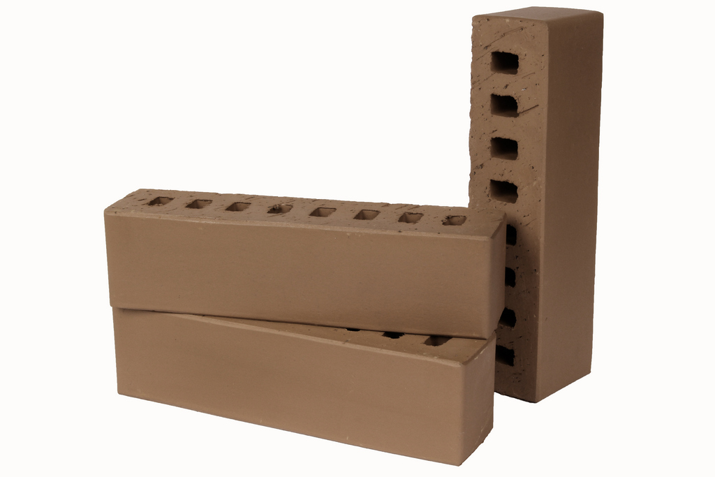 Lode BRUNIS гладкий, 250*60*65 мм, Печной Кирпич керамический пустотелый, коричневый