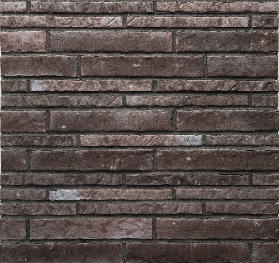 Клинкерная фасадная плитка облицовочная под кирпич Stroeher (Штроер) Zeitlos 359 kohlenglanz гладкая NF14, 240*71*14 мм