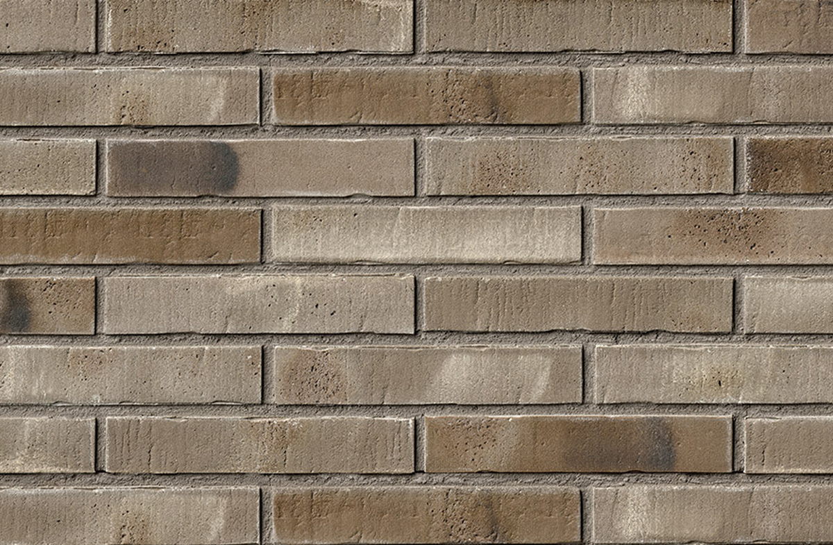 Клинкерная фасадная плитка облицовочная под кирпич ABC Base grau Kohlebrand, ziegelrau 240*71*14 мм