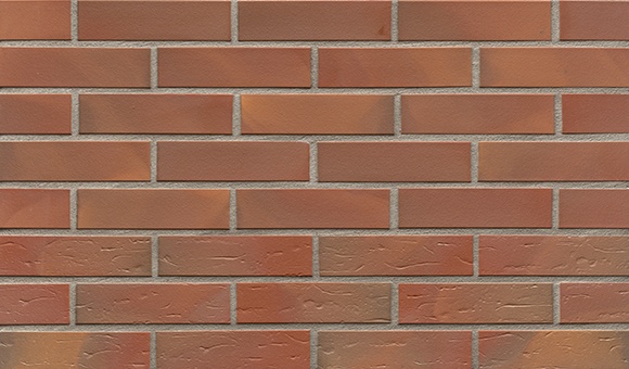 Клинкерная фасадная плитка облицовочная под кирпич ABC Backsteinriemchen Borkum 240*71*14 мм