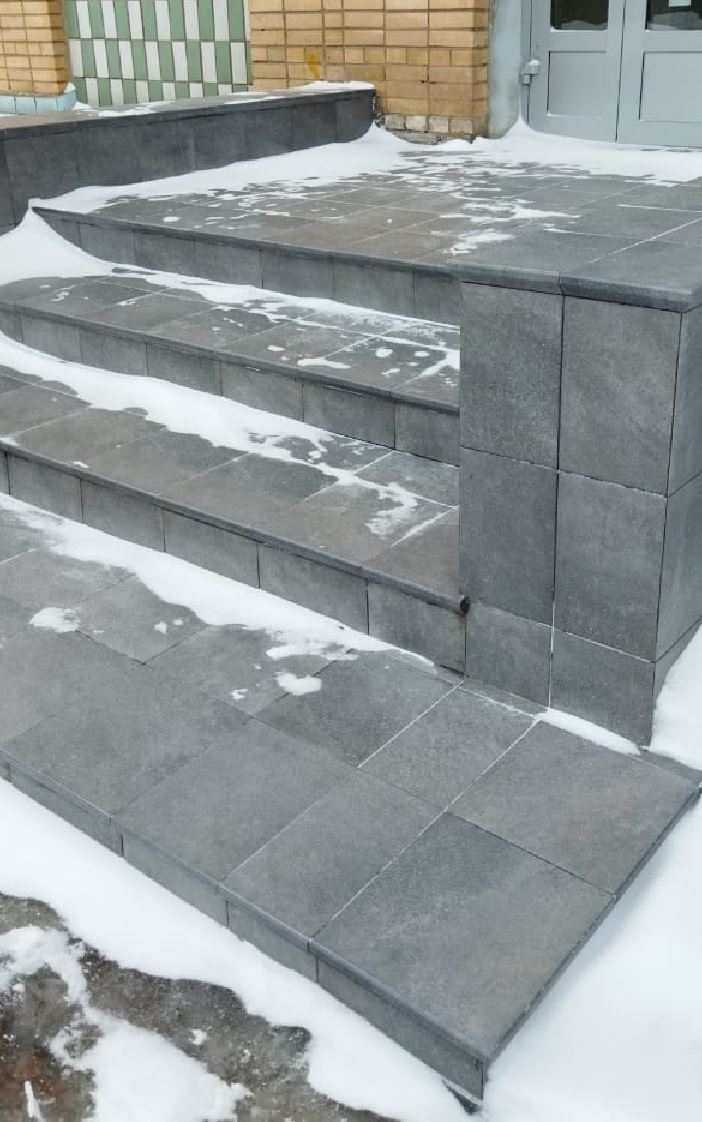 Клинкерная плитка Mattone Sabbia Grafit 300x300x11 – для улицы, террасы, крыльца, лестницы, морозостойкая