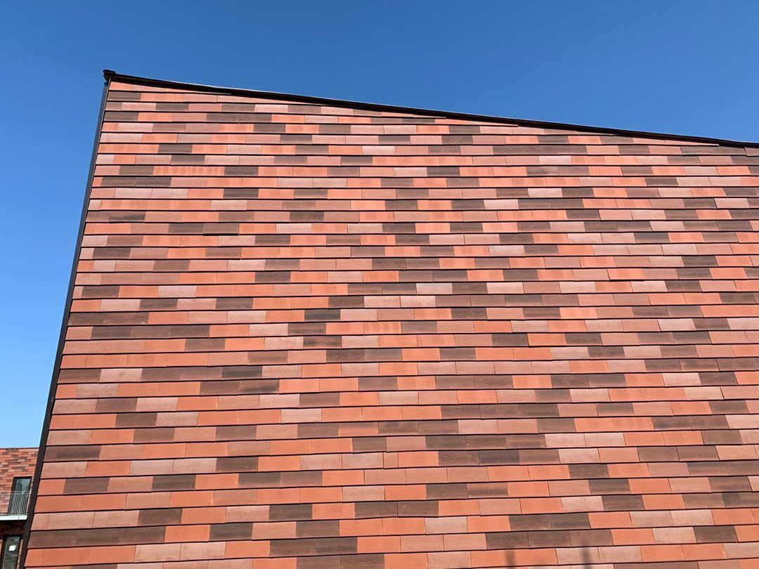 NORDIC Rot mix 365x250x30x14, ABC Клинкерная плитка для навесного вент Фасада и Кровли