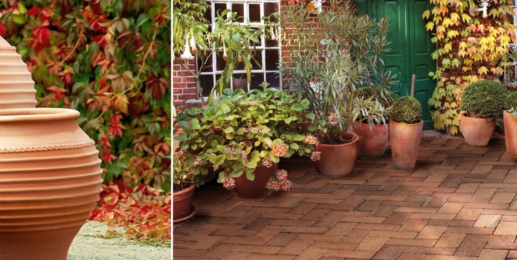 Тротуарная плитка / брусчатка Клинкерная ABC Ember (Ембер) (orange-gelb-Kohlebrand), 240*118*52 мм