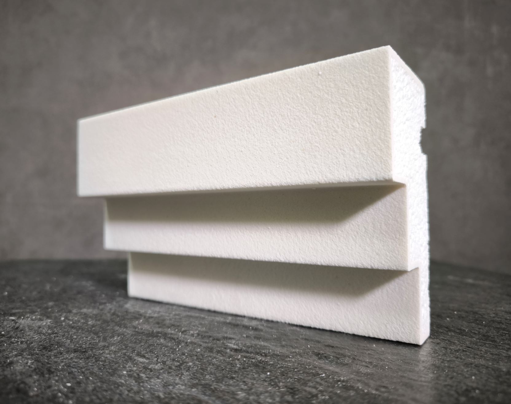 Молдинг для фасада - лепнина, декор из пенополистирола МВ-120/6 120*60*2000 мм