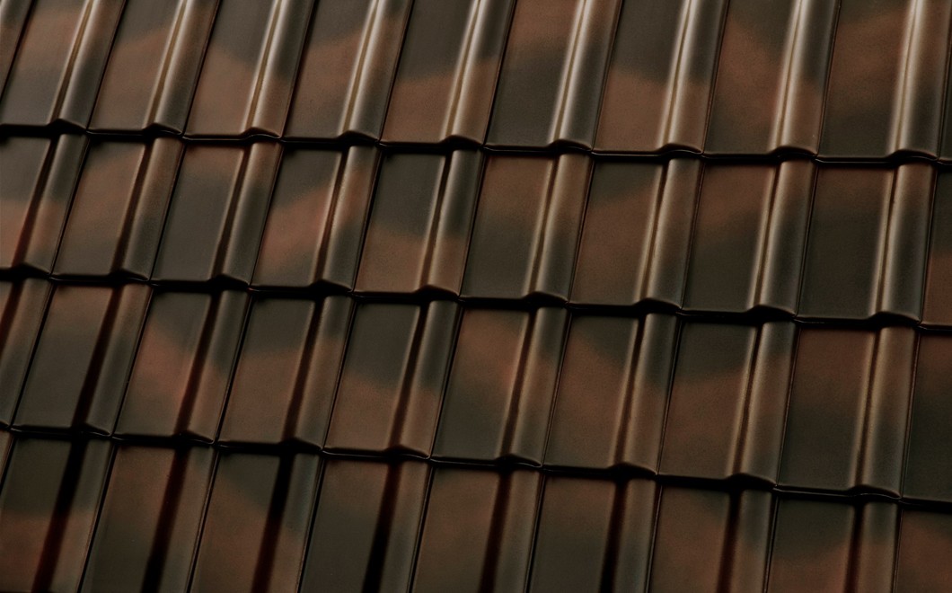 Керамическая черепица рядовая Roben Piemont осенний лист ангоб