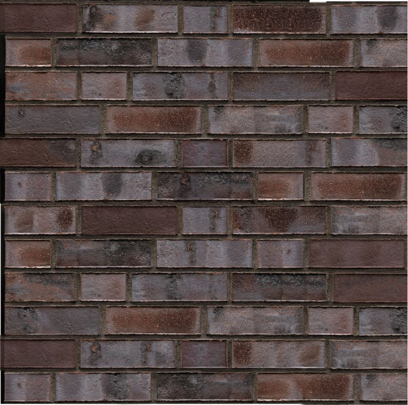 Немецкий КЛИНКЕРНЫЙ кирпич облицовочный Коричневый. ABC 7403 Föhr Lava-Kohlebrand 90NF 240*71*90 мм