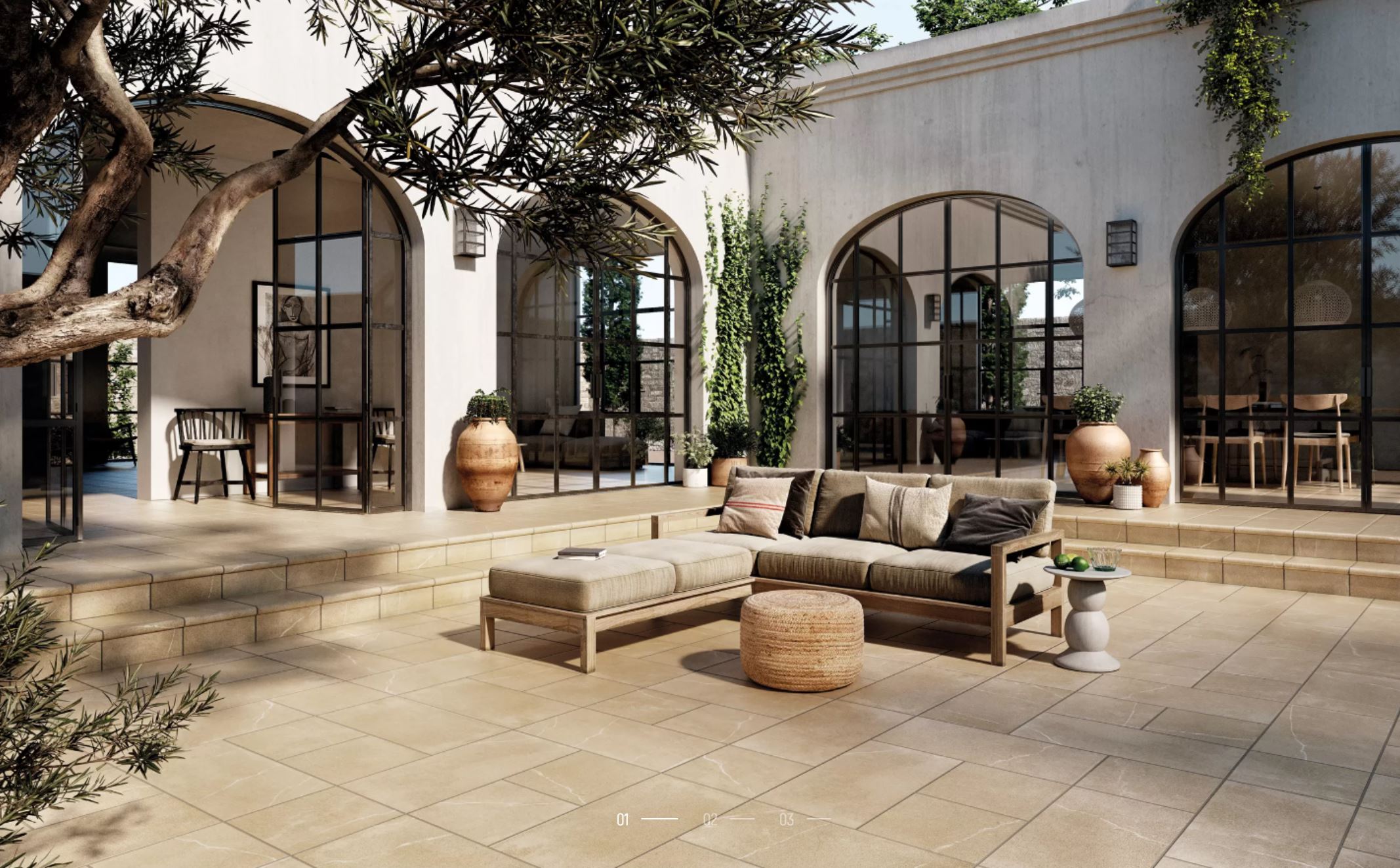 Albaroc BOAL Exagres 330*330*12 мм, клинкерная ступень флорентинер- с капиносом, противоскользящая