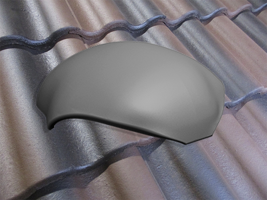 Y-образная черепица натуральная цементно-песчаная Antik коричневый 85, Осенний лист Kriastak Baltic tile