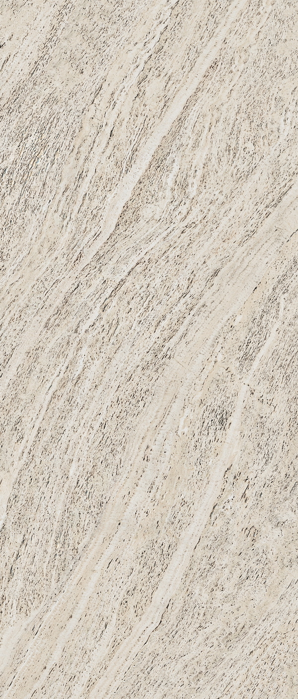 Oceanic Travertine Greek Yellow-1 (жёлтый травертин с тёплым средиземноморским оттенком) — гибкий камень 2800×1200 мм