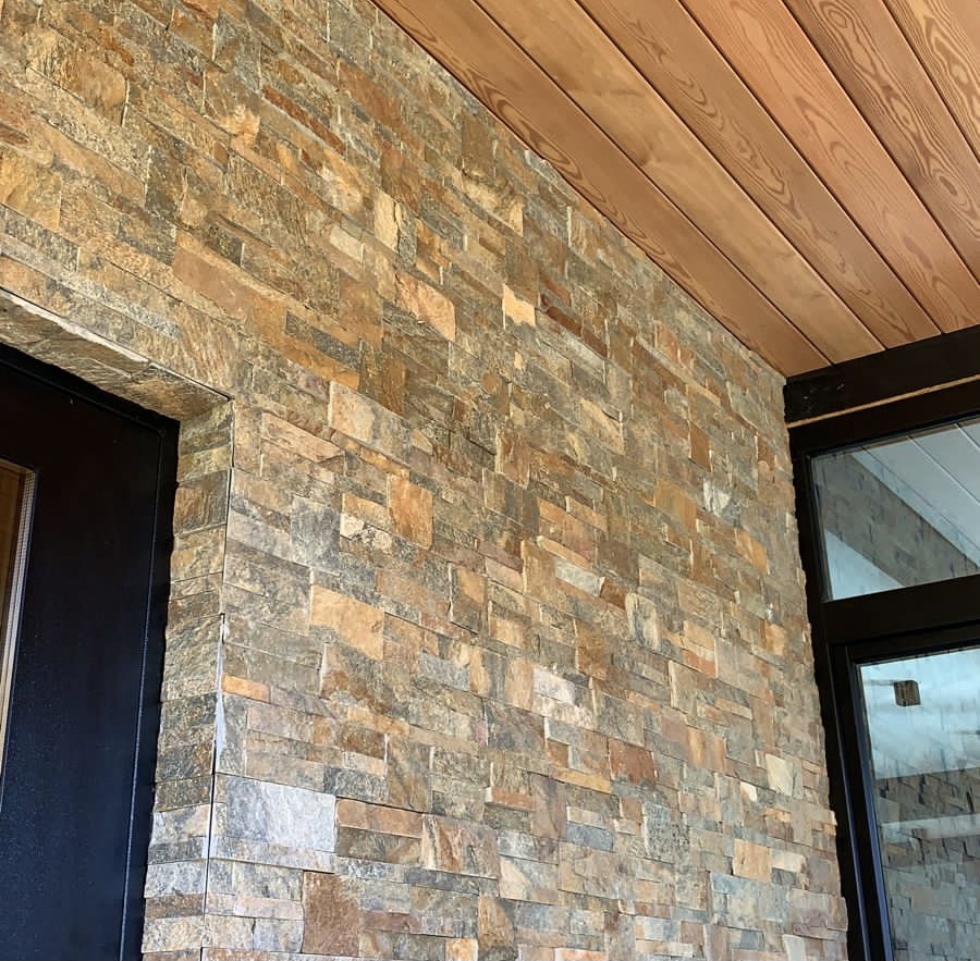 Кварцит Цветной 350*180*10\12 мм, натуральный камень для фасада и интерьера BD