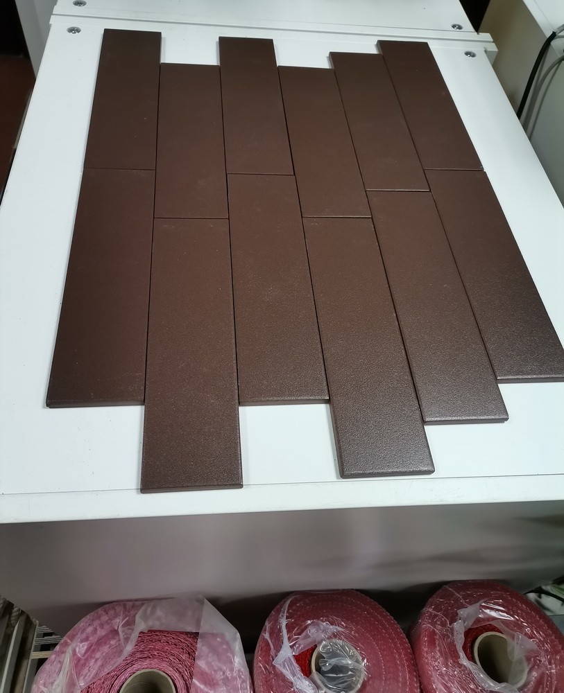 Амстердам-4 коричневая клинкерная фасадная плитка под кирпич 245*65*7 мм, керамин