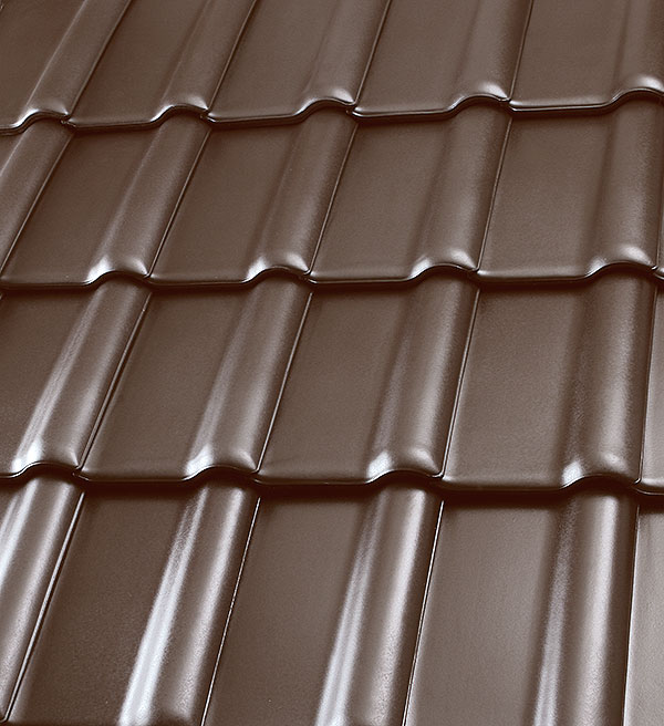 Керамическая черепица рядовая Roben Piemont коричневый гаванский ангоб