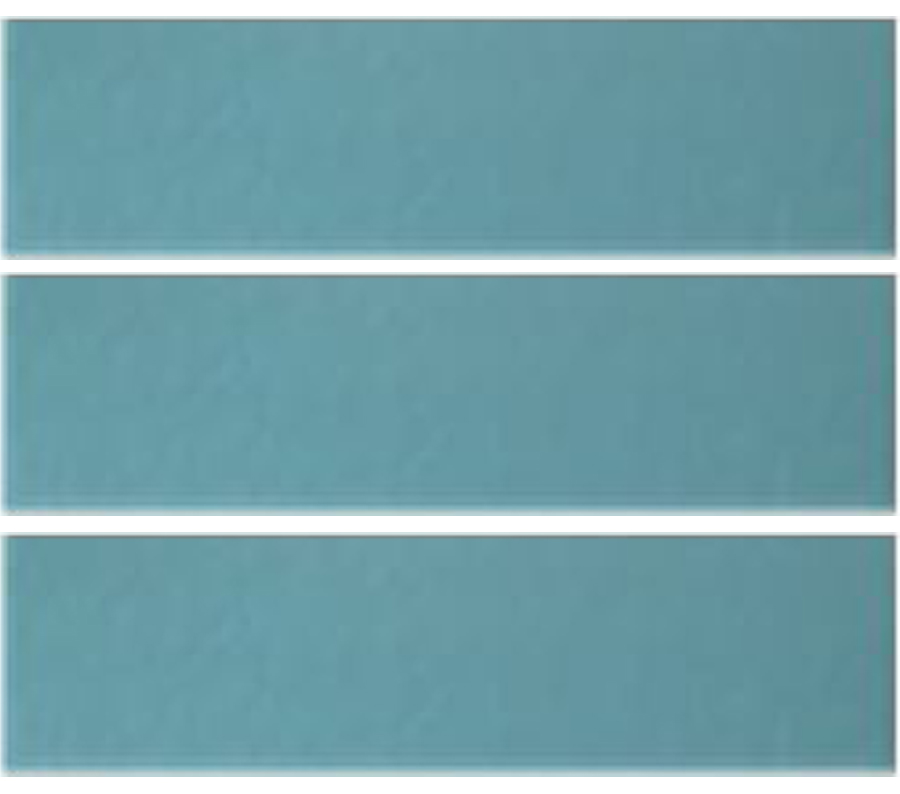 №16 Глазурованная Фасадная плитка Клинкерная облицовочная под кирпич 283х84х13,5 мм цвет бирюзовый RAL