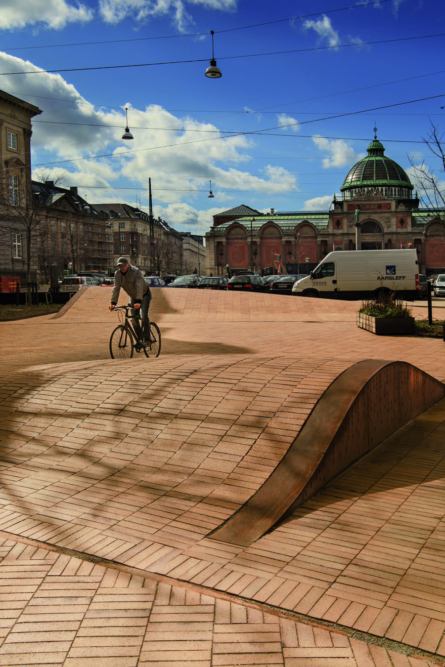 Тротуарная плитка / брусчатка Клинкерная ABC Kopenhagen gelb-Kohlebrand (Копенхаген гелб-Кохлебранд), 292*71*52 мм