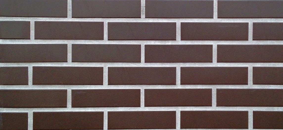 NATURAL BROWN 245X66х7,4 мм Клинкерная фасадная плитка под кирпич облицовочная коричневая