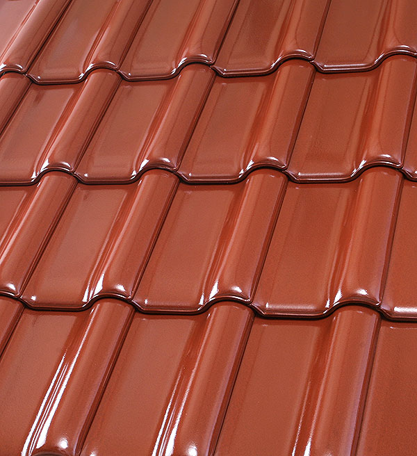 Керамическая черепица рядовая Roben FLANDERNplus кайенский глянцевый ангоб