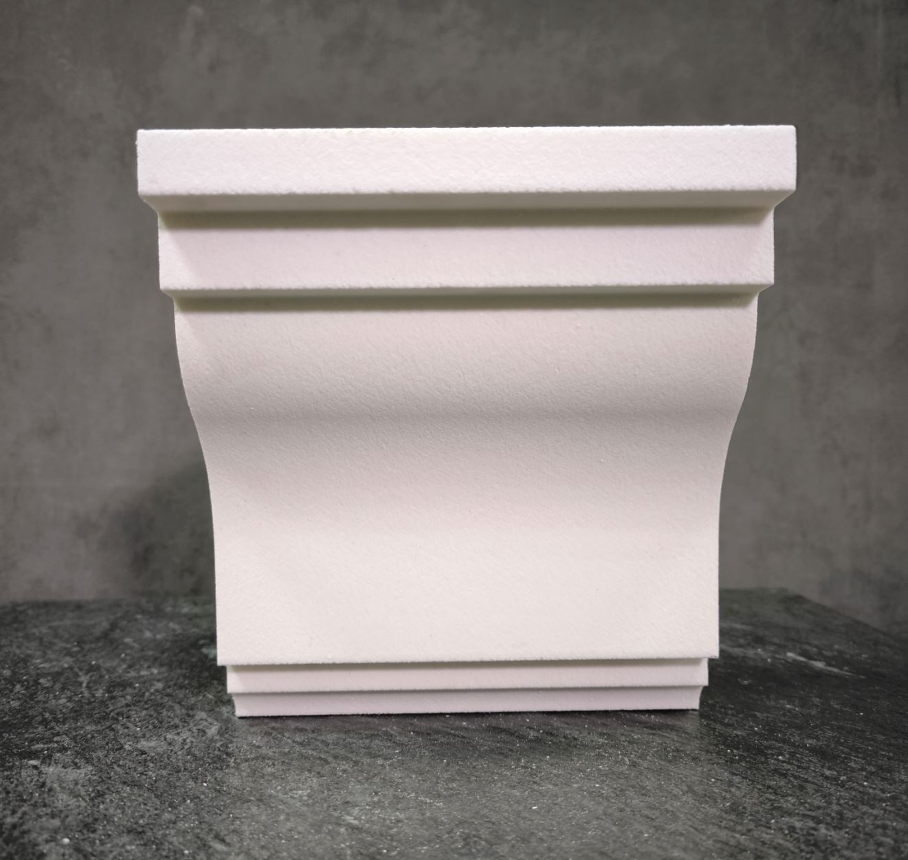 КАРНИЗ для Фасада и Интерьера - лепнина, декор из пенополистирола КВ-210/2 (КС-106) 210*130*2000 мм