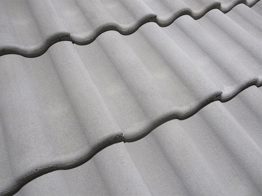 Натуральная цементно-песчаная черепица рядовая Light неокрашенный серый 72, Kriastak Baltic tile