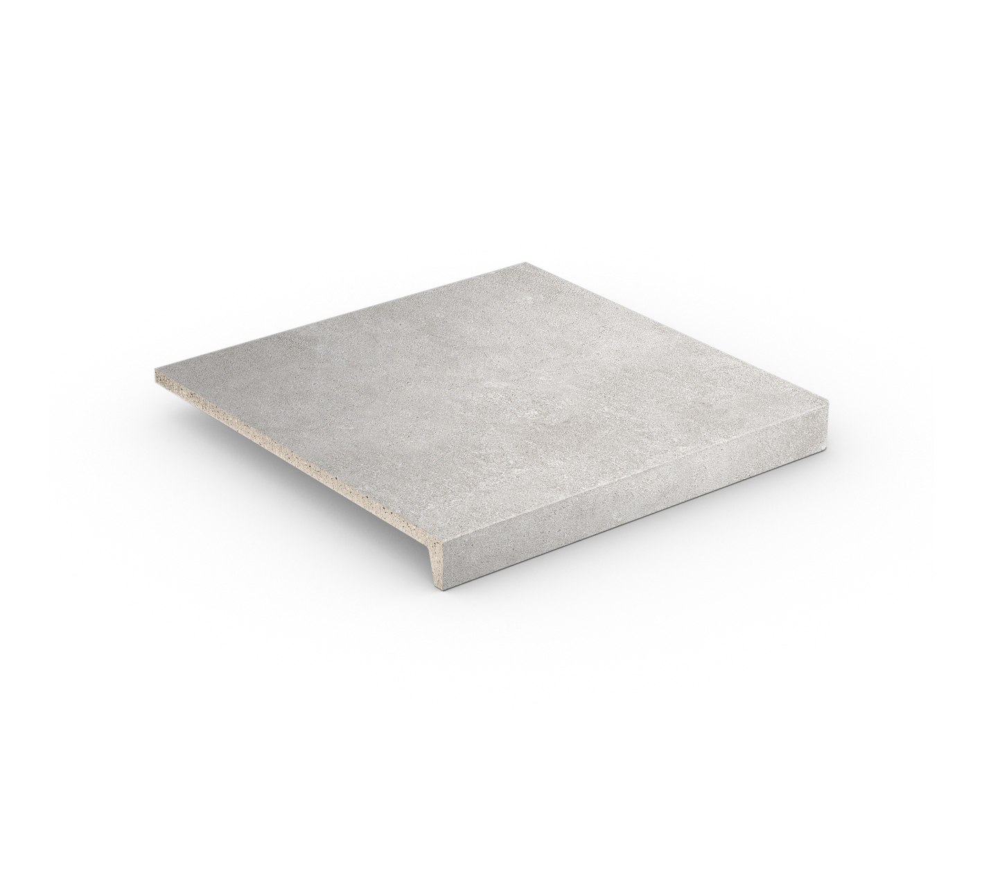 Клинкерная Ступень лофт противоскользящая плитка Stroeher KERAPLATTE ZOE 971 greige 294*340*35*11 мм