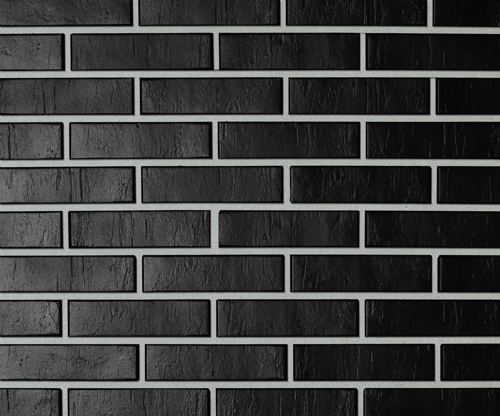 Кирпич клинкерный облицовочный антрацит, Lode KRYPTON (ново)гладкая, 250*85*65 мм