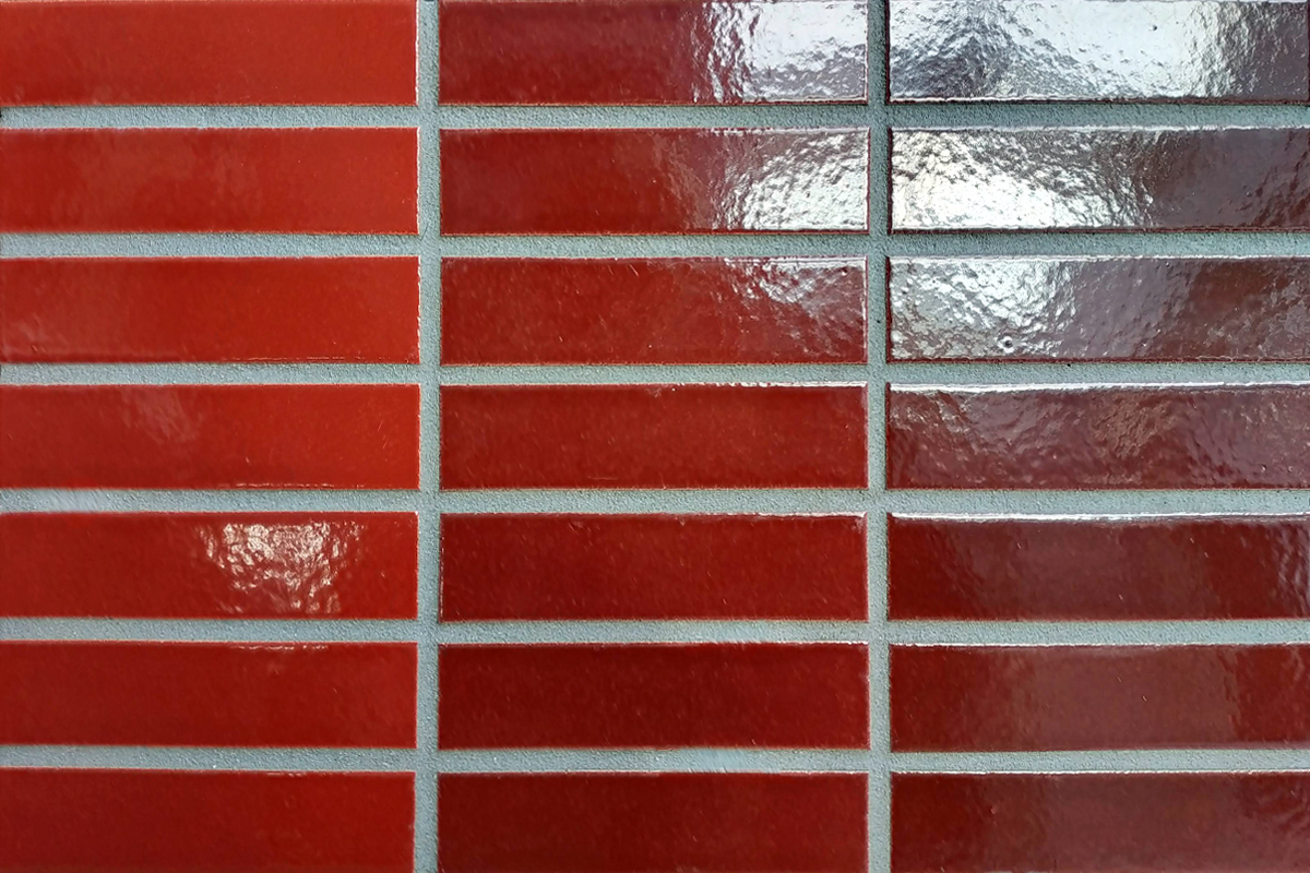 PRO-18-1 Глазурованная клинкерная фасадная плитка под кирпич ral 3000 240x71x10 мм