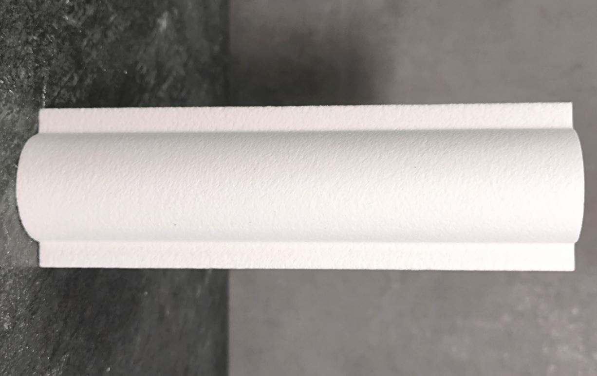 Молдинг для фасада - лепнина, декор из пенополистирола МВ-60/2 60*30*2000 мм