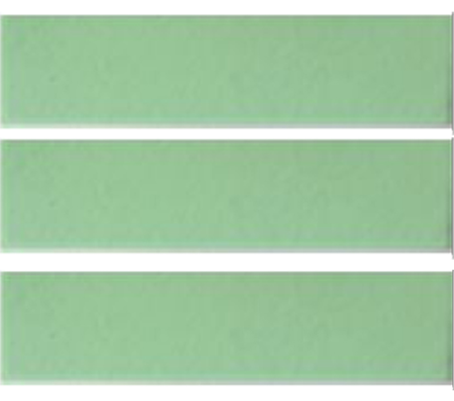 №26 Глазурованная Фасадная плитка Клинкерная облицовочная под кирпич 283х84х13,5 мм цвет светло-зеленый RAL