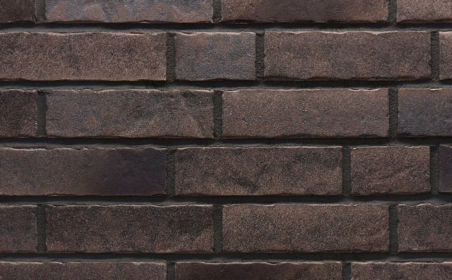 Клинкерная фасадная плитка облицовочная под кирпич Stroeher (Штроер) Zeitlos 368 sepiaquarz рельефная NF14, 240*71*14 мм