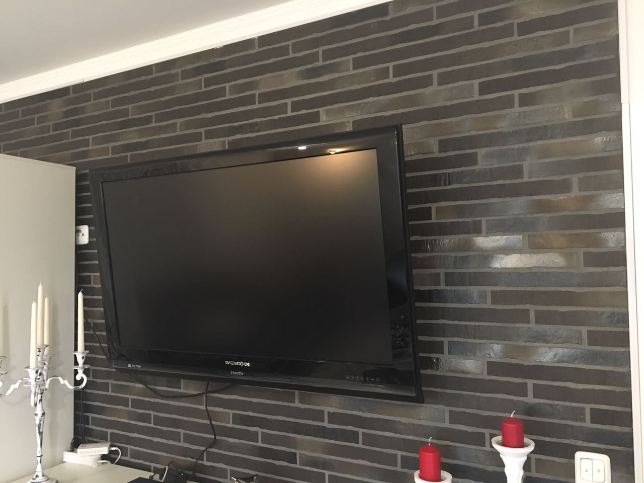 RIEGEL 50 453-siber-schwarz, 490*40*14мм Stroeher Клинкерная фасадная плитка под кирпич ригельная Langformat