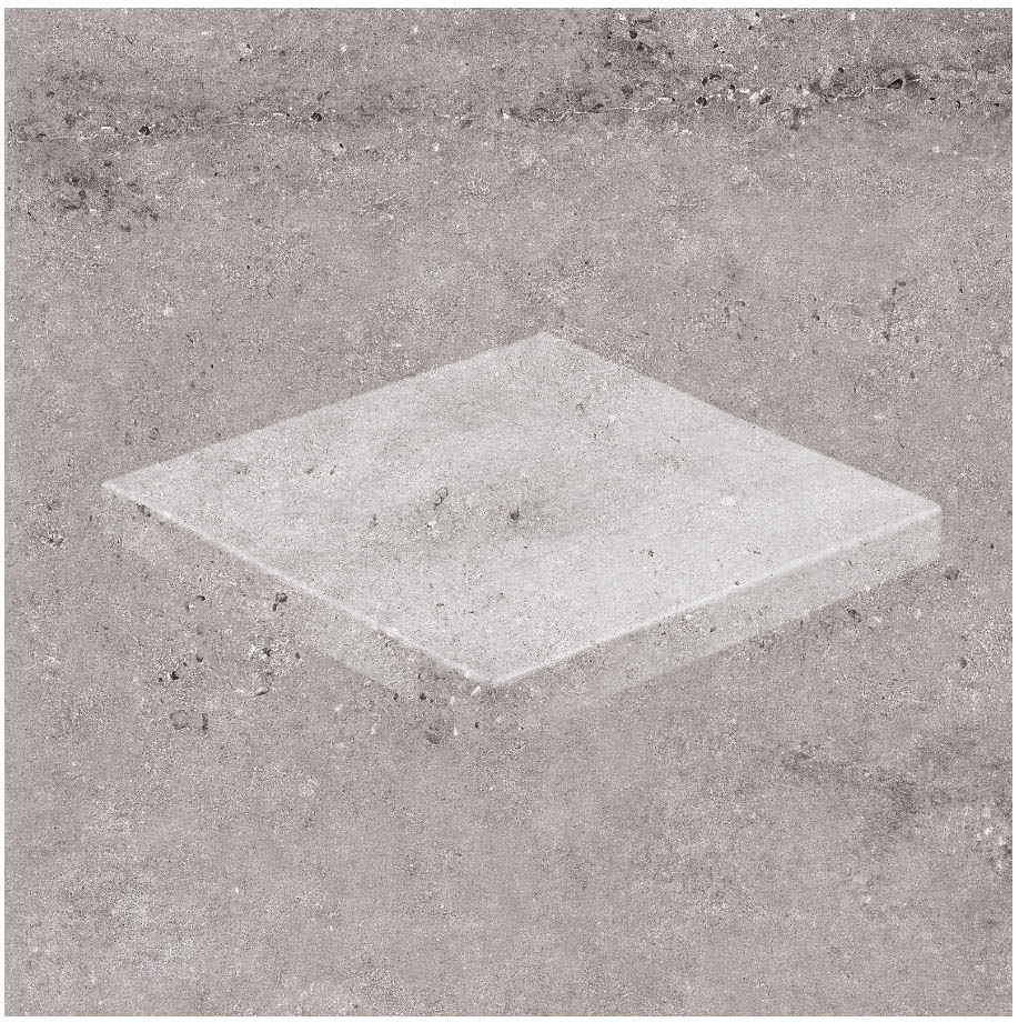 Клинкерная Ступень лофт Угловая противоскользящая плитка Stroeher KERAPLATTE GRAVEL BLEND 962 grey 340*340*35*11 мм