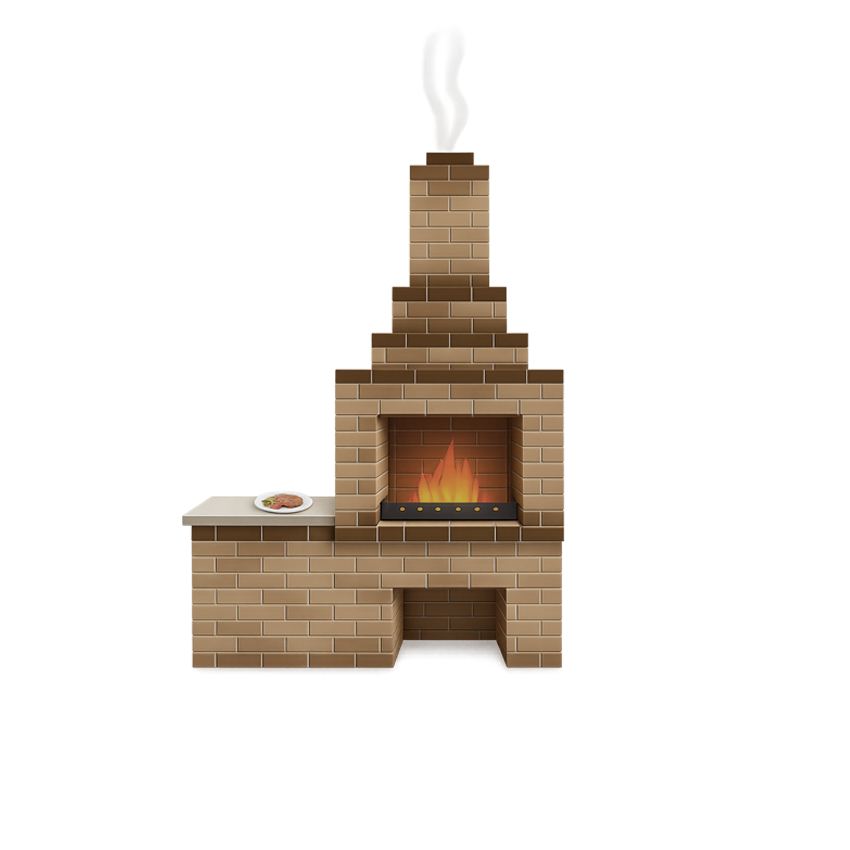 Материалы для печей, каминов, барбекю