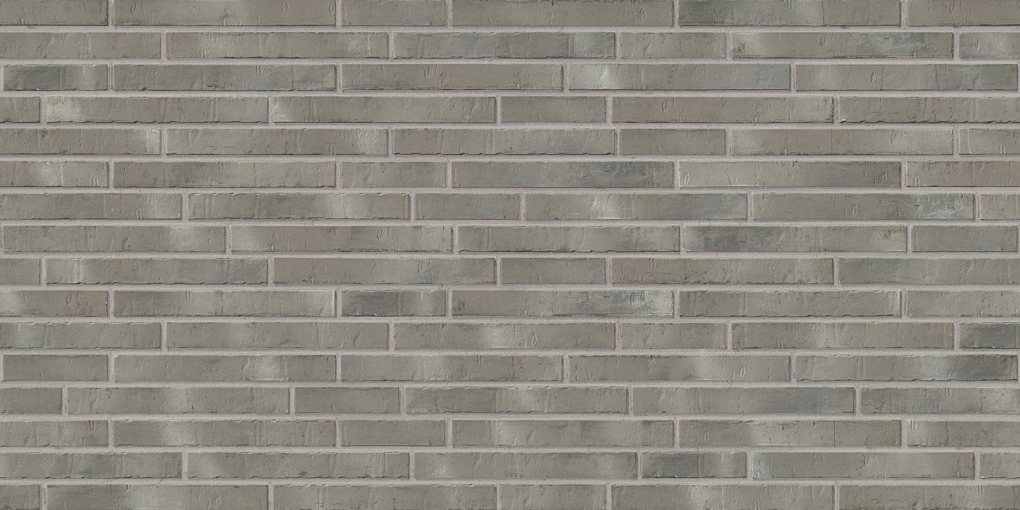 KONTUR EG 472 - grau engobiert, 440*52*12 мм, Stroeher Клинкерная фасадная плитка под кирпич ригельная Langformat