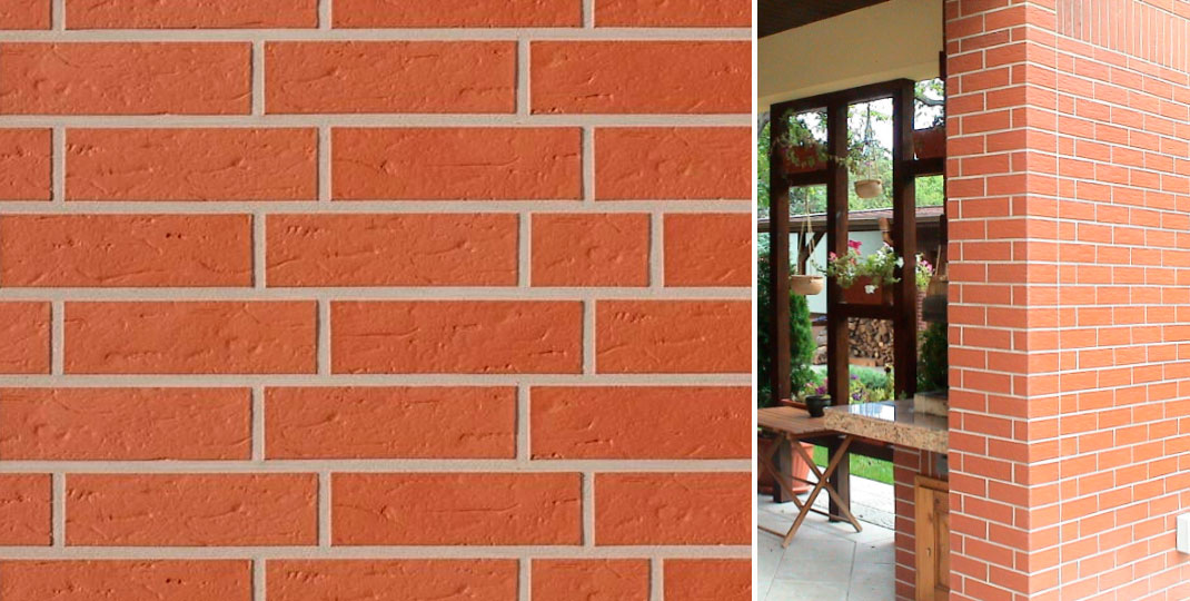 Malta genarbt, 240*71*10 мм, Клинкерная фасадная плитка облицовочная под кирпич ABCklinker