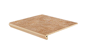 Клинкерная ступень флорентинер противоскользящая плитка Interbau Nature Art Gobi sand, 360*320*9,5 мм