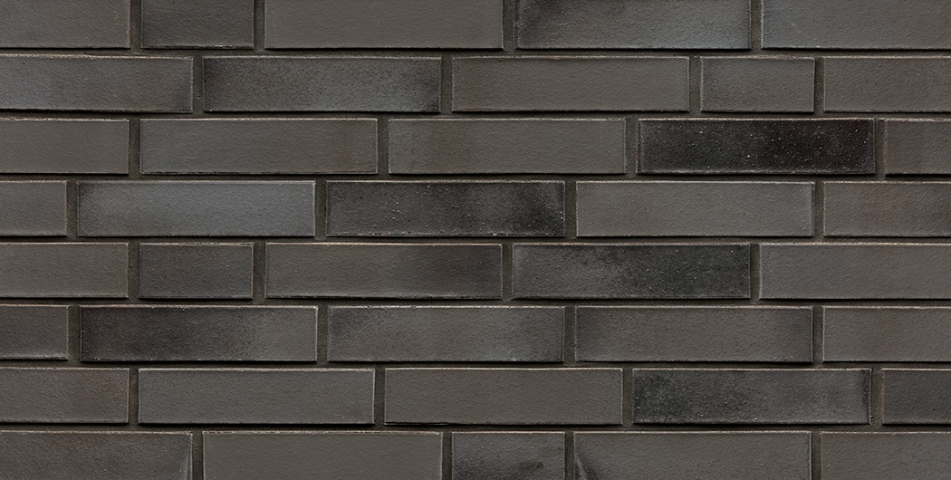 Кирпич облицовочный Клинкерный ABC 55854 Luna geflasht anthrazit-grau geflammt glatt NF 240*115*71 мм